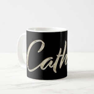 Cathlin white Handwriting Tasse Kaffeetasse Coffee Mug