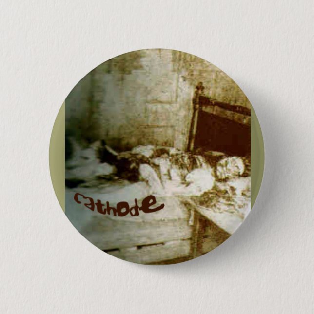 Cathode /Mary Kelly round button (Front)
