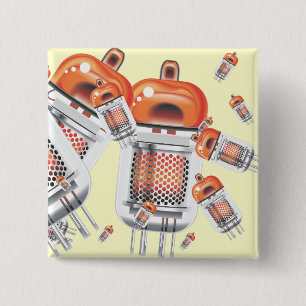 Cathode Ray Tubes 15 Cm Square Badge