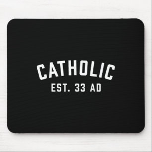 Catholic Ad 33 Christian Religious Mouse Pad