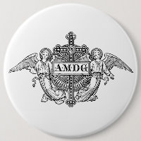Catholic Art Angels AMDG Traditional Cross