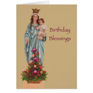Catholic Birthday Blessings with Blessed Jesus