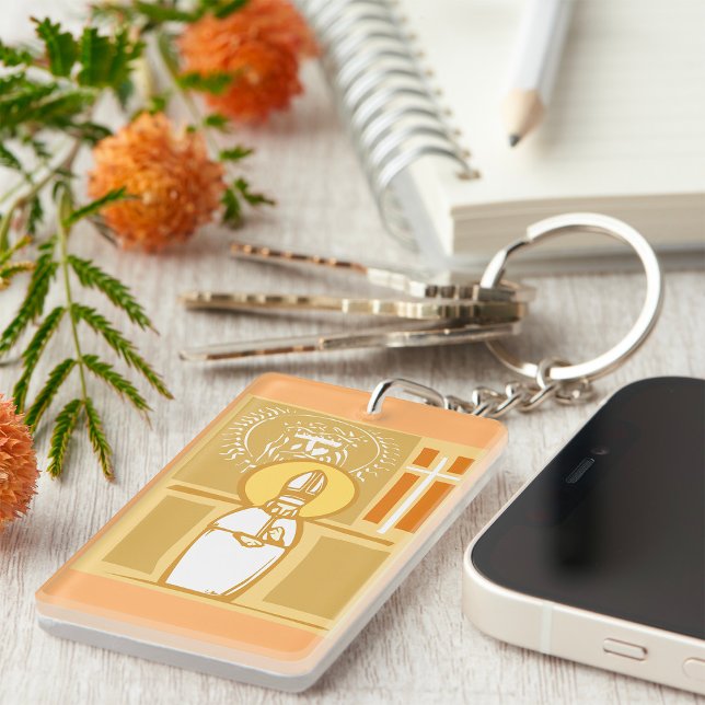 Catholic Bishop Eucharist Christian Faith Key Ring (Creator Uploaded)