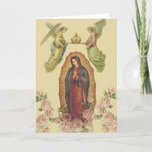 Catholic Blessed Virgin Mary Guadalupe Religious Card
