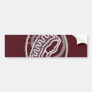 Catholic Blessed Virgin Mary, lace  Bumper Sticker