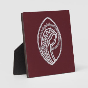 Catholic Blessed Virgin Mary, lace  Plaque