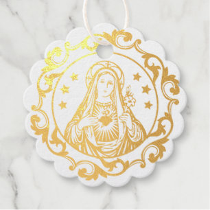 Catholic Blessed Virgin Mary Religious Mother Favour Tags