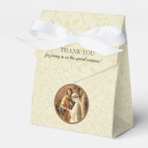 Catholic Bride & Groom Mary St. Joseph Marriage Favour Box