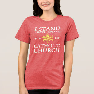Catholic Calisthenics Tri-Blend Shirt