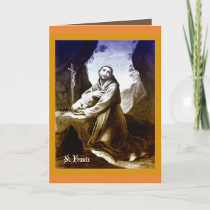 Catholic Card St. Francis of Assisi quote