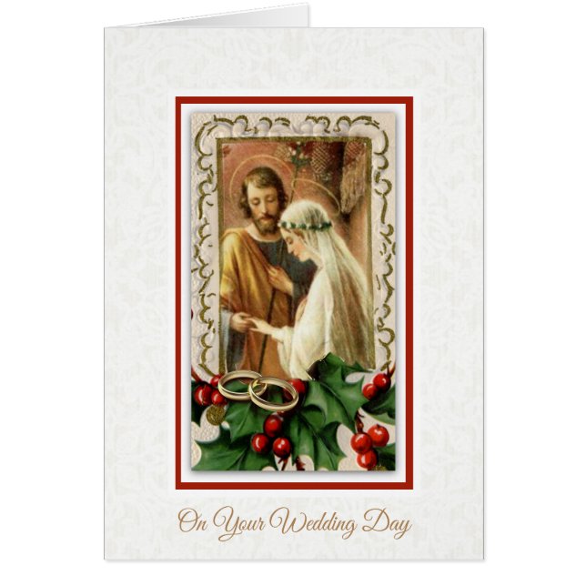Catholic Christmas Wedding Virgin Mary Joseph (Front)