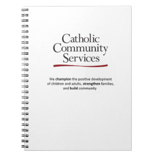 Catholic Community Services Spiral Notebook