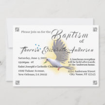 Catholic Dove and Water Baptism