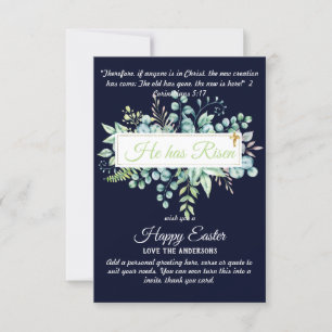 Catholic EASTER Cards Religious Verse Bible Quote