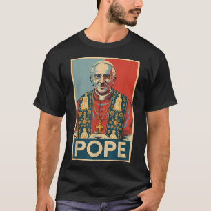 Catholic Election Pope Leo Xiv Christian Pope Robe T-Shirt