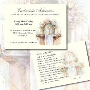 Catholic Eucharistic Adoration Jesus Prayer Cards