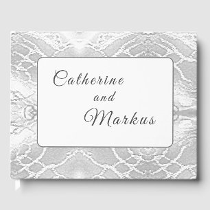 Catholic Faux-Satin Guest Book