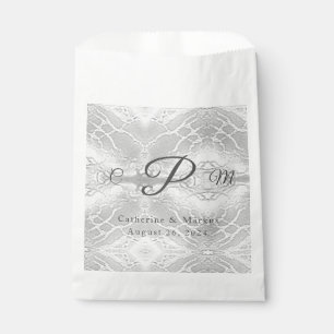 Catholic Faux-Satin Monogrammed Favour Bag