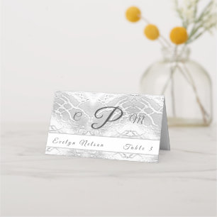 Catholic Faux-Satin Monogrammed Thank You Card
