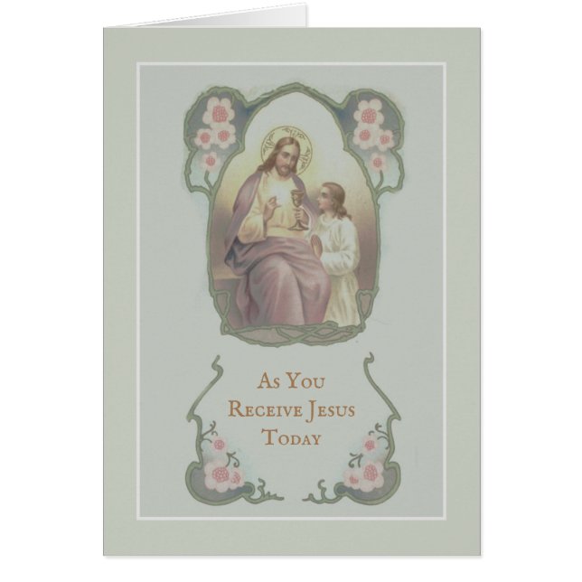 Catholic First Holy Communion Jesus Child (Front)