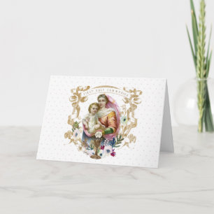 Catholic First Holy Communion Prayer Vintage Card