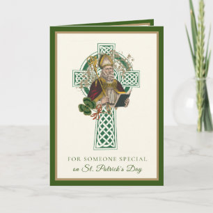 Catholic Friendship St Patrick's Day Shamrocks Card