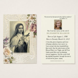 Catholic Funeral Floral St. Therese Prayer