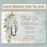 Catholic Funeral Memorial Blessed Virgin Mary