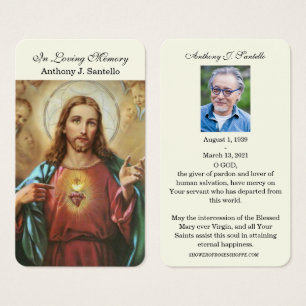 Catholic Funeral Memorial Prayer Holy Book Mark