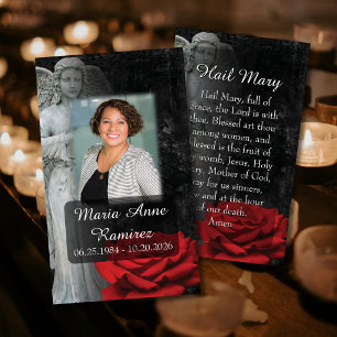 Catholic Funeral Prayer Card