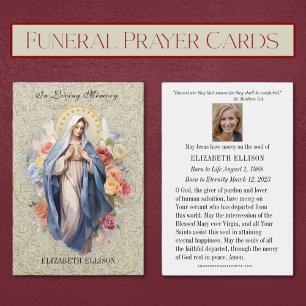 Catholic Funeral Prayer Virgin Mary Holy 