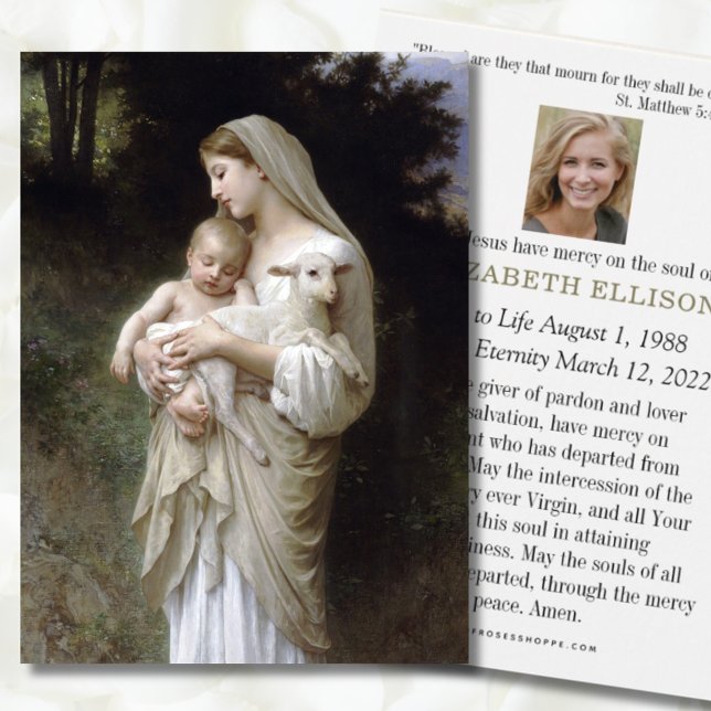 Catholic Funeral Prayer Virgin Mary Jesus  (Creator Uploaded)