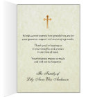 Catholic Funeral Sympathy Baby Infant Thank You