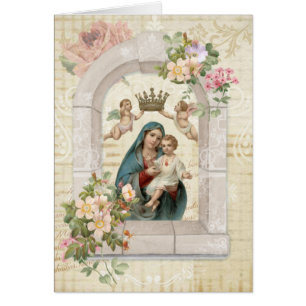 Catholic Funeral Sympathy Holy Card Thank You
