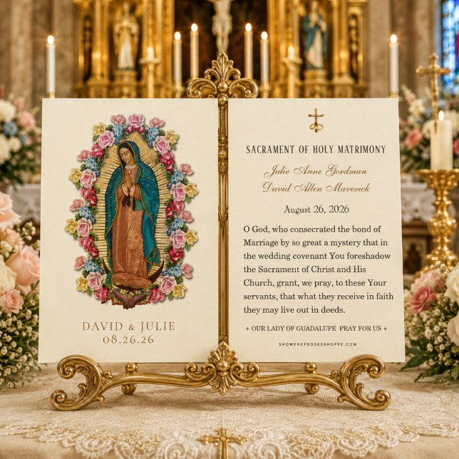 Catholic Guadalupe Roses Wedding Prayer  (Creator Uploaded)