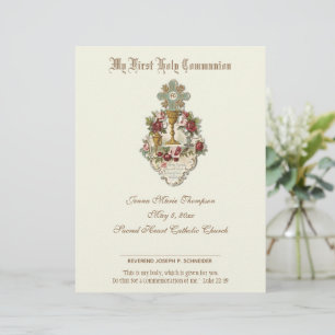 Catholic Holy Communion Remembrance Certificate