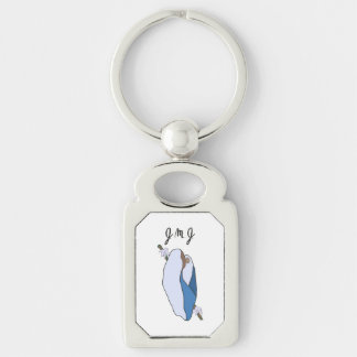 Catholic Holy Family J.M.J. Keychain