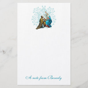 Catholic Holy Family Jesus Mary Joseph Religious Stationery