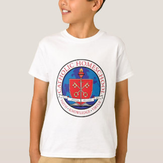 Catholic Homeschool Crest Kids T-Shirt