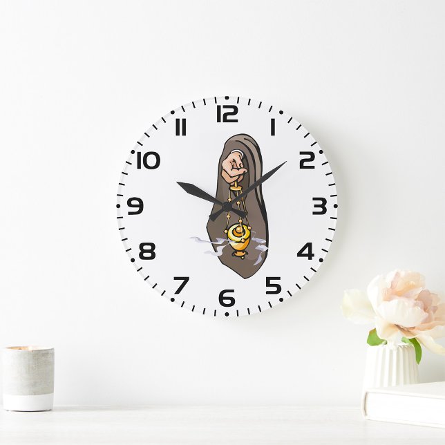 Catholic Incense Censer Religious Worship  Large Clock (Creator Uploaded)