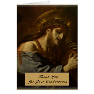 Catholic Jesus Carrying Cross Funeral Prayer