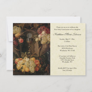 Catholic Jesus First Communion Invitations