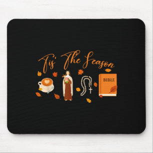 Catholic Jesus God Lover Bible Verse Church Tis Th Mouse Pad