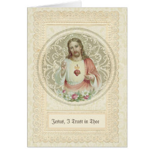 Catholic Jesus Religious Sacred Heart Prayer