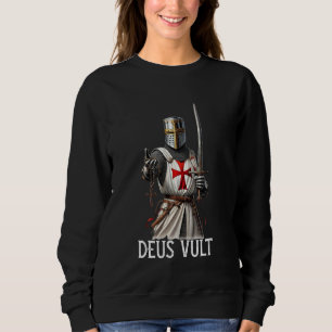 Catholic Knight Templar Latin Crusader Cross 6 Sweatshirt
