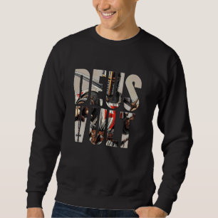 Catholic Knight Templar Latin Crusader Cross Sweatshirt