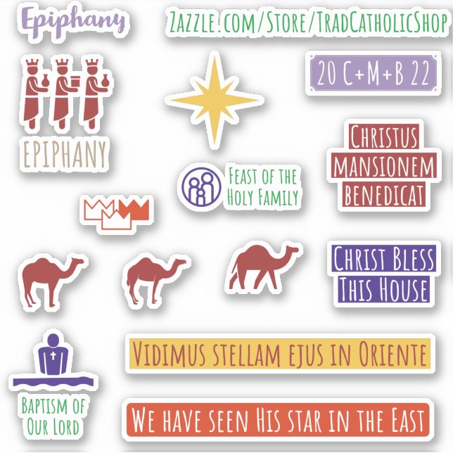 Catholic Latin Three Kings Illustrations Planner (Front)