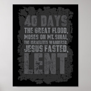 Catholic Lent And Easter Christian Lenten _1 Poster