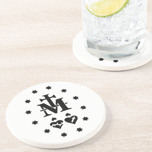 Catholic Mary Miraculous Medal Religious Coaster
