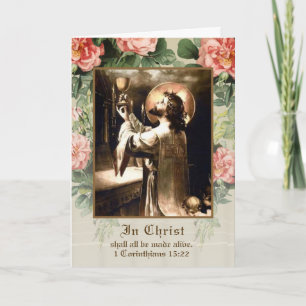 Catholic Mass Religious Sympathy Mass Offering Card
